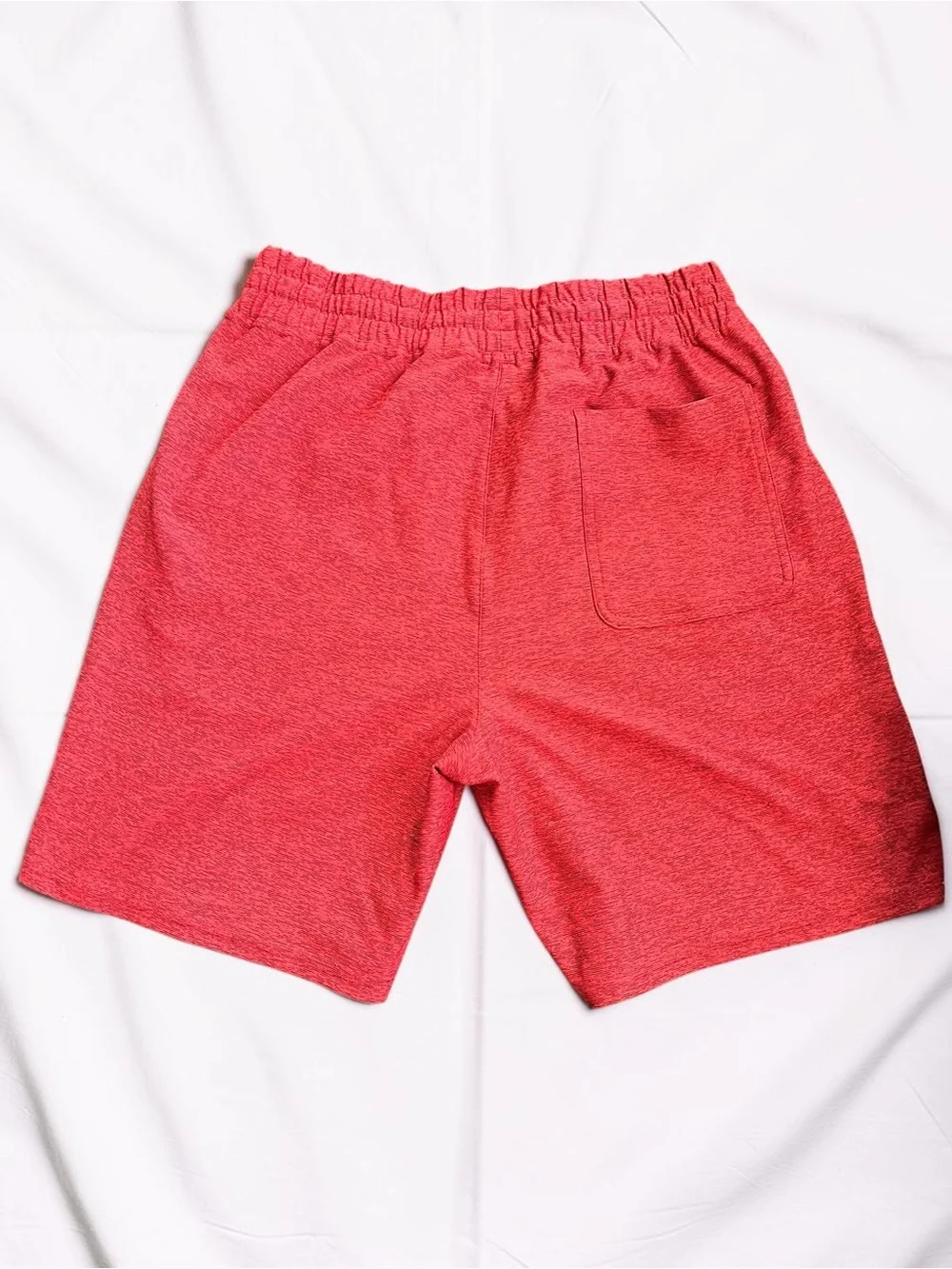 Outdoor Voices Men’s Heather Red Athletic Drawstring Shorts 7.5” Inseam Size S